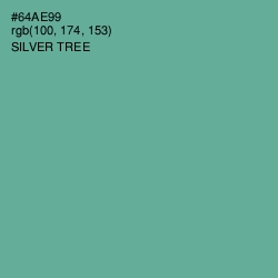 #64AE99 - Silver Tree Color Image