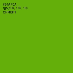 #64AF0A - Christi Color Image