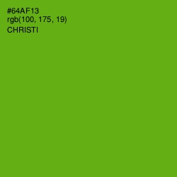 #64AF13 - Christi Color Image