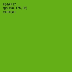 #64AF17 - Christi Color Image