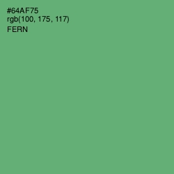 #64AF75 - Fern Color Image