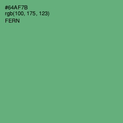 #64AF7B - Fern Color Image