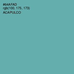 #64AFAD - Acapulco Color Image