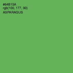 #64B15A - Asparagus Color Image