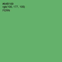 #64B169 - Fern Color Image