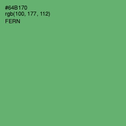 #64B170 - Fern Color Image