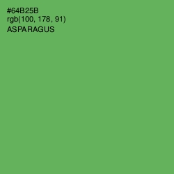 #64B25B - Asparagus Color Image