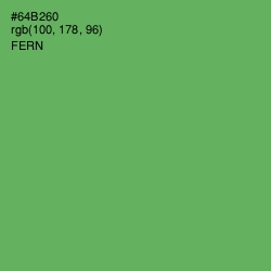 #64B260 - Fern Color Image