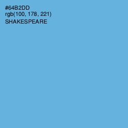 #64B2DD - Shakespeare Color Image