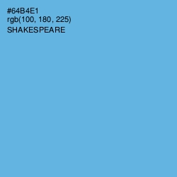 #64B4E1 - Shakespeare Color Image