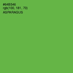 #64B546 - Asparagus Color Image