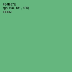 #64B57E - Fern Color Image