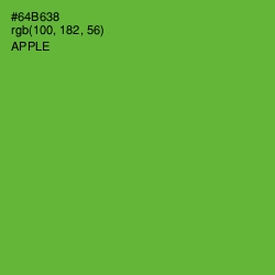 #64B638 - Apple Color Image