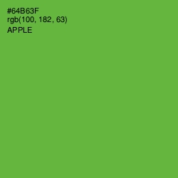 #64B63F - Apple Color Image