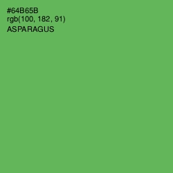 #64B65B - Asparagus Color Image