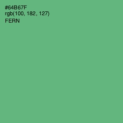 #64B67F - Fern Color Image