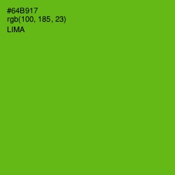 #64B917 - Lima Color Image