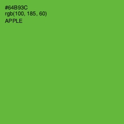 #64B93C - Apple Color Image