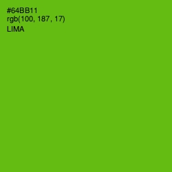 #64BB11 - Lima Color Image
