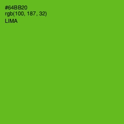 #64BB20 - Lima Color Image