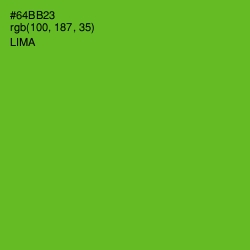 #64BB23 - Lima Color Image