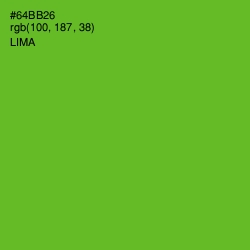 #64BB26 - Lima Color Image