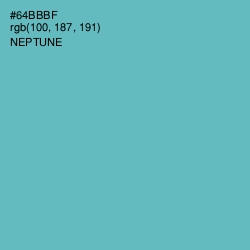 #64BBBF - Neptune Color Image