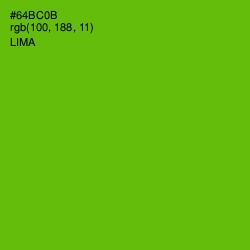 #64BC0B - Lima Color Image