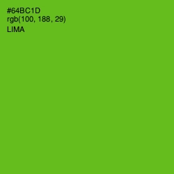 #64BC1D - Lima Color Image