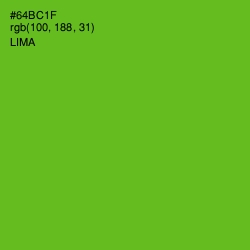 #64BC1F - Lima Color Image