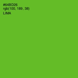 #64BD26 - Lima Color Image