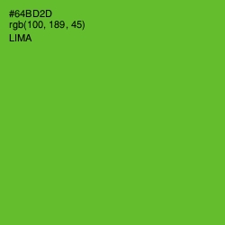 #64BD2D - Lima Color Image