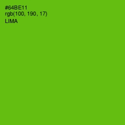 #64BE11 - Lima Color Image