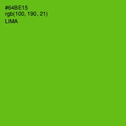 #64BE15 - Lima Color Image