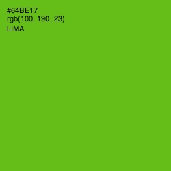 #64BE17 - Lima Color Image