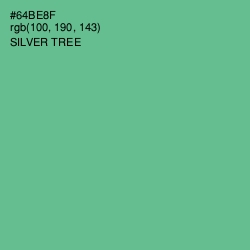 #64BE8F - Silver Tree Color Image