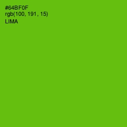 #64BF0F - Lima Color Image