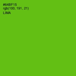 #64BF15 - Lima Color Image