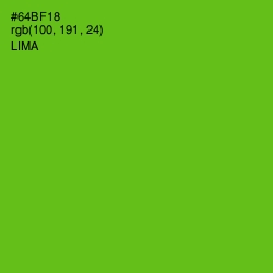 #64BF18 - Lima Color Image