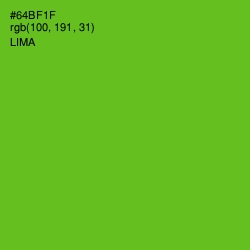 #64BF1F - Lima Color Image