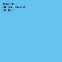 #64C1F0 - Malibu Color Image