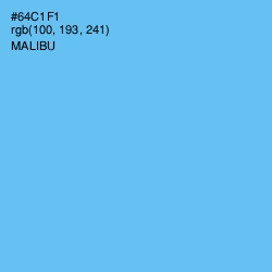 #64C1F1 - Malibu Color Image