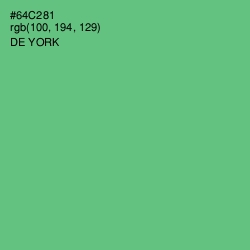 #64C281 - De York Color Image
