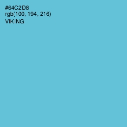 #64C2D8 - Viking Color Image