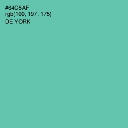 #64C5AF - De York Color Image