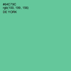 #64C79C - De York Color Image