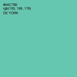 #64C7B0 - De York Color Image