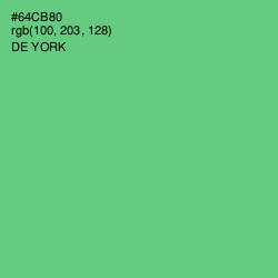 #64CB80 - De York Color Image