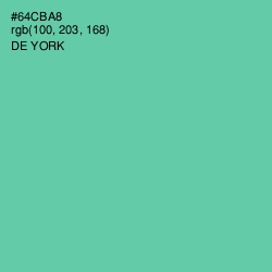 #64CBA8 - De York Color Image