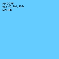 #64CCFF - Malibu Color Image